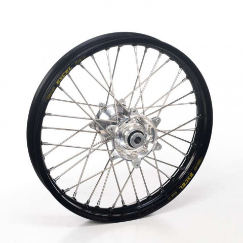 Roue Arrière Complète HAAN WHEELS 19x2,15x36T jante noire/moyeu argent Sherco 