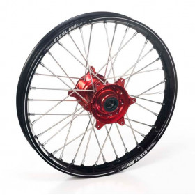 Roue Arrière complète Haan Wheels A60 19 X 2.15 X 36T jante noire/moyeu rouge Honda CRF450R