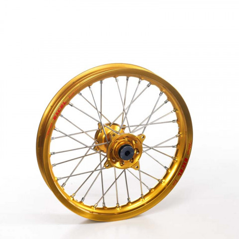 Roue avant HAAN WHEELS jante or/moyeu or 21x1,60x36T Kawasaki