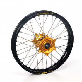 ROUE ARRIERE HAAN WHEELS 17X5,00X36T JANTE NOIRE/MOYEU OR HONDA CR-F450R