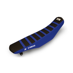 Housse de selle BLACKBIRD Zebra noire/bleu Yamaha YZ125/250
