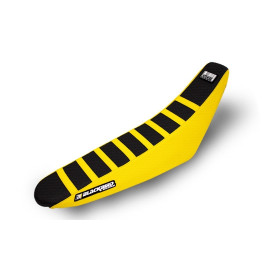 Housse de selle BLACKBIRD Zebra noire/jaune Suzuki RM-Z450