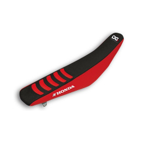 Housse de selle BLACKBIRD Double Grip 3 noir/rouge Honda CRF250R/450R