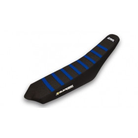 Housse de selle BLACKBIRD Zebra noir/bleu Sherco SE/SEF/SE-R/SEF-R