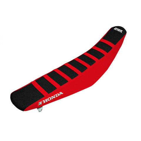 Housse de selle BLACKBIRD Zebra noir/rouge Honda CRF450R/RX