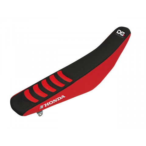 Housse de selle BLACKBIRD Double Grip 3 noir/rouge Honda