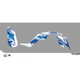 Kit déco KUTVEK Rotor bleu Yamaha Raptor 350