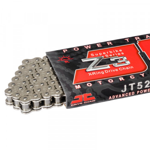 Chaîne de transmission JT DRIVE CHAIN 525 Z3 116 maillons - attache rapide