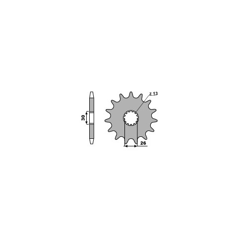 Pignon 18 dents PBR chaîne 525 TRIUMPH 865 THRUXTON 