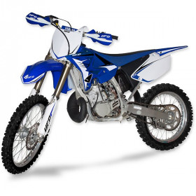 Kit plastique UFO réplica 4T restylé couleur origine bleu/blanc Yamaha YZ125/144/250