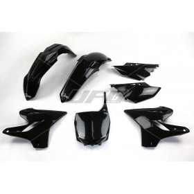 Kit plastique UFO noir Yamaha YZ125/250