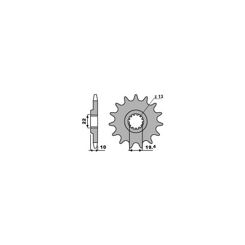 Pignon 15 dents PBR chaîne 520 SUZUKI DR350R, S 