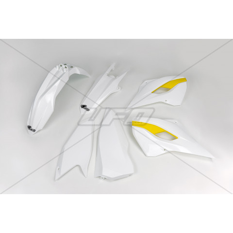 Kit plastique UFO couleur origine (2015) blanc/jaune Husqvarna