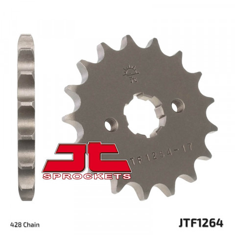 Pignon JT SPROCKETS 16 dents acier pas 428 type 1264 Honda CBF125