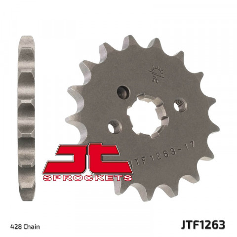 Pignon JT SPROCKETS 14 dents acier pas 428 type 1263