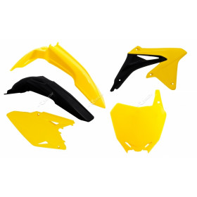 Kit plastique RACETECH couleur origine (14-16) jaune/noir Suzuki RM-Z450