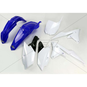 Kit plastique UFO couleur origine (2014) bleu/blanc/noir Yamaha YZ250F/450F