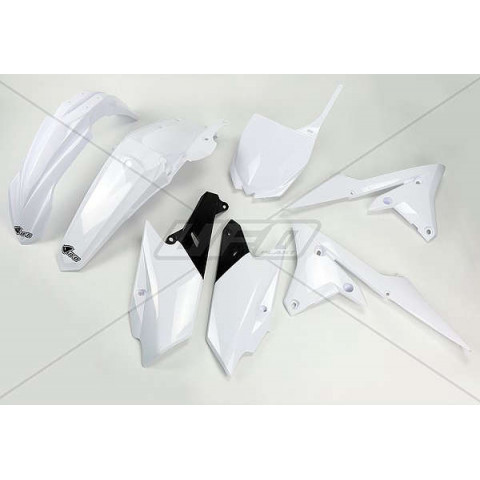 Kit plastique UFO blanc Yamaha YZ250F/450F