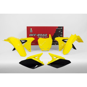 Kit plastique RACETECH couleur origine (2017) jaune/noir Suzuki RM-Z250