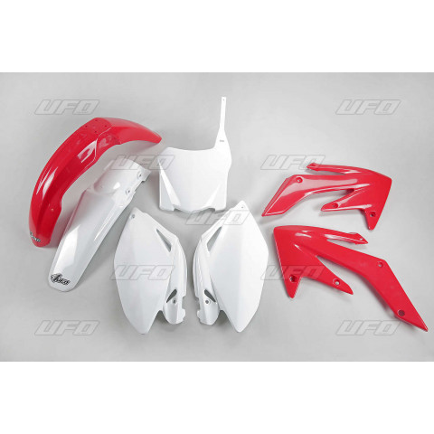 Kit plastique UFO couleur origine rouge/blanc Honda CRF250R