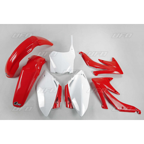 Kit plastique UFO couleur origine rouge/blanc Honda CRF450R