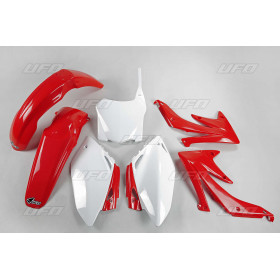 Kit plastique UFO couleur origine rouge/blanc Honda CRF450R