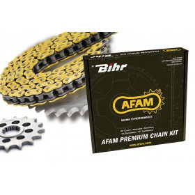 Kit chaine AFAM 520 type XHR (couronne standard) DUCATI MONSTER 800 S2R