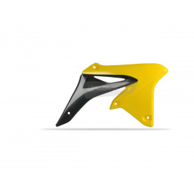 Ouïes de radiateur POLISPORT noir/jaune Suzuki RM-Z250