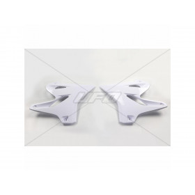 Ouïes de radiateur UFO blanc Yamaha YZ125/250