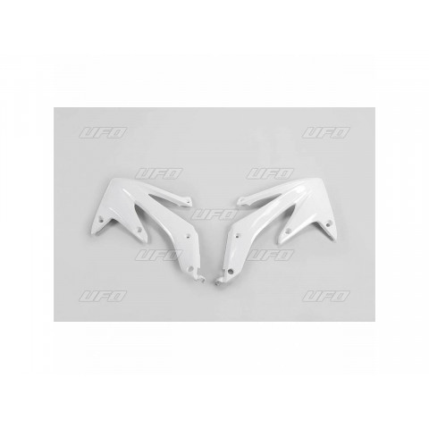 Ouïes de radiateur UFO blanc Honda CRF450R