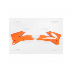 Ouïes de radiateur UFO orange KTM