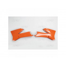 Ouïes de radiateur UFO orange KTM SX85