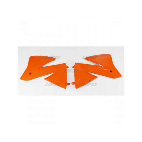Ouïes de radiateur UFO orange KTM EXC