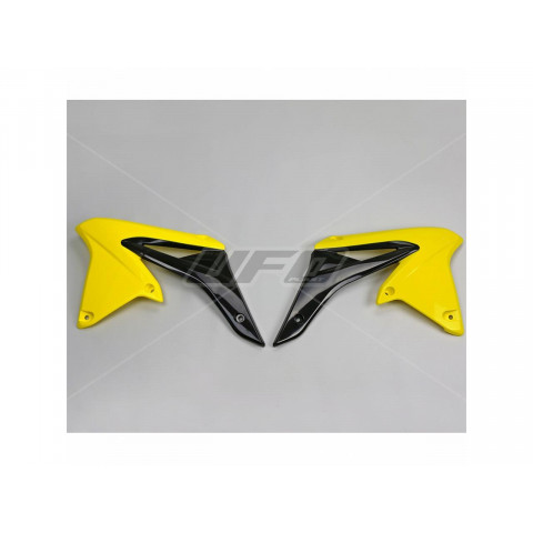 Ouïes de radiateur UFO jaune Suzuki RM-Z250