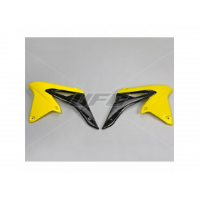 Ouïes de radiateur UFO jaune Suzuki RM-Z250