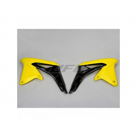 Ouïes de radiateur UFO jaune/noir Suzuki RM-Z450