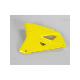 Ouïes de radiateur UFO jaune Suzuki RM85