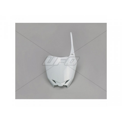 Plaque numéro frontale UFO blanc Suzuki RM-Z250/450
