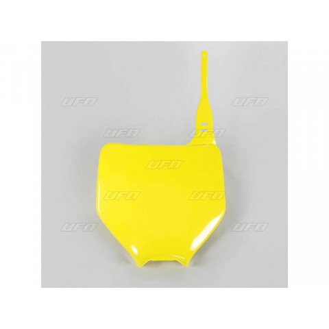 Plaque numéro frontale UFO jaune Suzuki RM-Z250