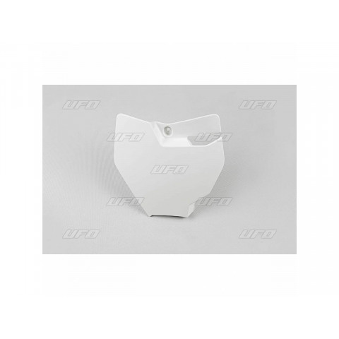 Plaque numéro frontale UFO blanc KTM SX65
