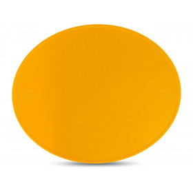 Plaque numéro frontale PRESTON PETTY ovale jaune